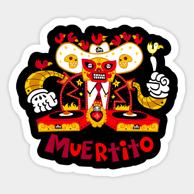 MUERTITO DJ Sticker by MEXOPOLIS